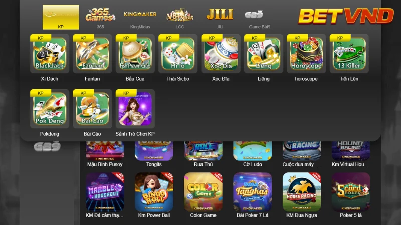 Chơi Game Bài tại BETVND