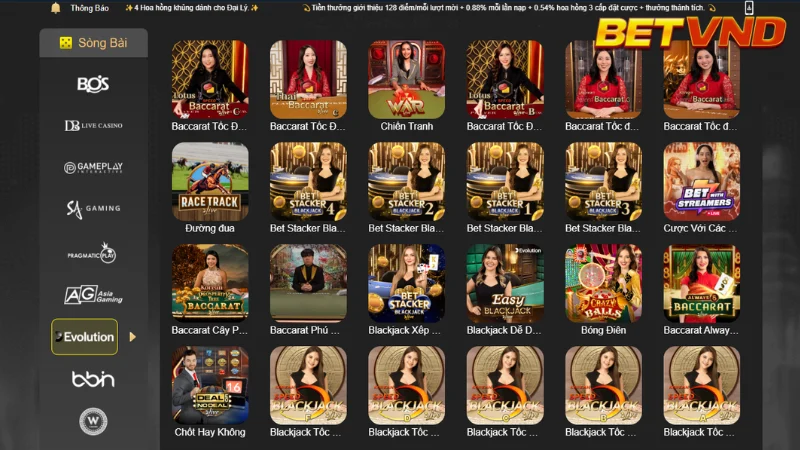 Sòng Bài BETVND